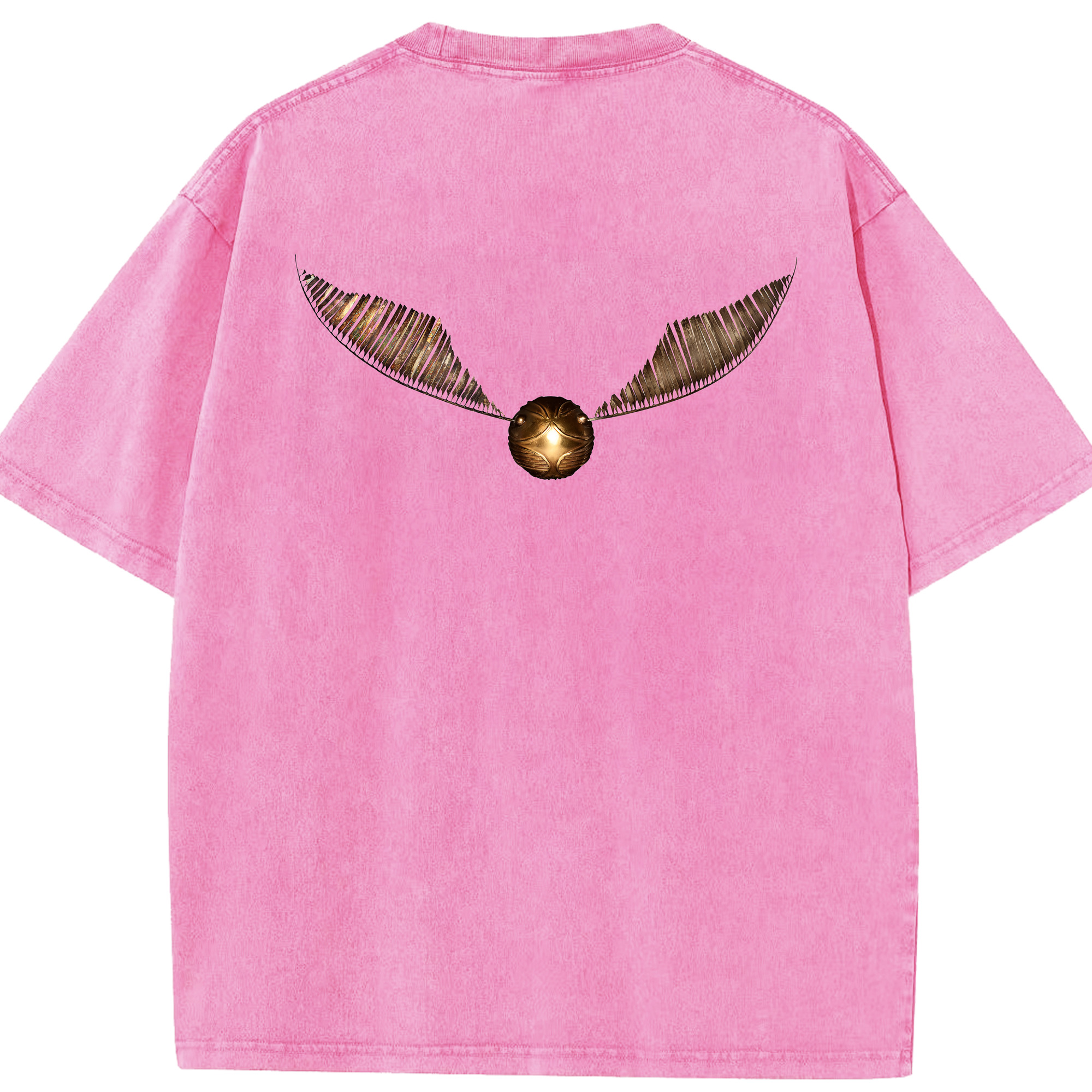 （画像用） Harry Potter ハリー・ポッターシリーズ 綿100% ヴィンテージ風 半袖Tシャツ（背面プリント）